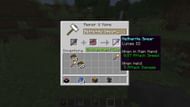Use an anvil or an enchanting table to add the Lunge enchantment to your spear (Image via Sportskeeda Gaming || Mojang Studios)